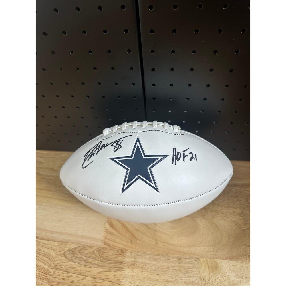 Drew Pearson HOF 21 Autographed Cowboys Football Beckett